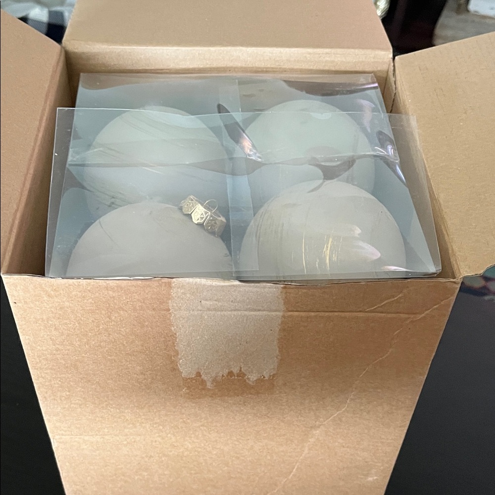 Holiday Ornament Set - Cream, Gray and Nude - Picture 4 of 5